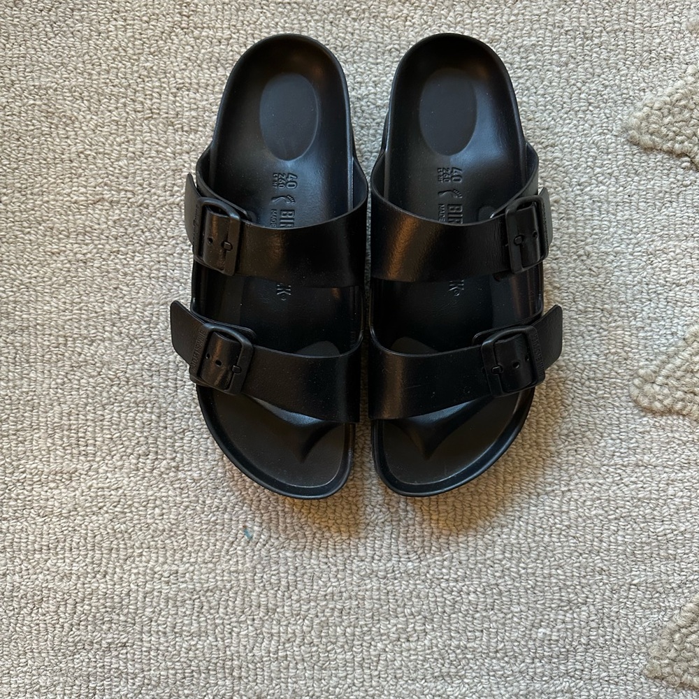 Black Birkenstocks